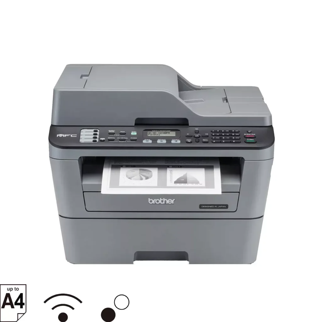 Brother MFC-L2701DW Multi-Function Monochrome Wi-Fi Laser Printer with Auto Duplex Printing