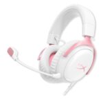 HyperX Cloud III Wired Gaming Over Ear Headset White Pink