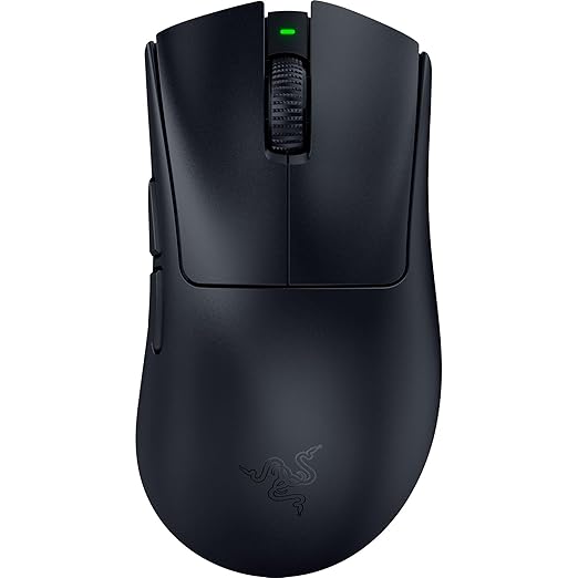 71j6PDIwegL._SX522_.jpg Razer DeathAdder V4 Pro Wireless Gaming Mouse – Black - Image 1