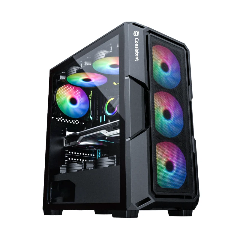 CIG2010 Consistent Lunar Gaming Cabinet 2010 | Support: Micro ATX/ATX/ITX | 6 FRGB Cooling Fan | Total Fan Option 8 - Image 1