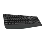 Consistent Classic Gold Wired Keyboard (SK102) with 2.4 GHz USB Receiver, 10m Working Range, 12 Shortcut Keys, Adjustable DPI (Black)