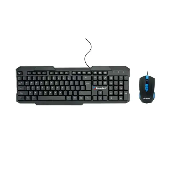 Consistent-Pixel-Wired-Keyboard-Mouse-Combo-1 Consistent Pixel Wired Keyboard & Mouse Combo - Image 1