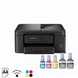 Brother Ink Tank DCP-T730DW WIFI Auto Duplex Color Multifunction Printer (Print Scan Copy), ADF, Print Upto 15K Pages Black & 5K in Color Each for(CMY), Extra Black Ink, Free Installation