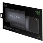 Razer 17.3"" Protective Laptop Sleeve: Scratch & Water-Resistant - Padded Interior Lining - Snag-Free Velcro - Flip-Out Mouse Mat - Classic Black (RC21-01590100-R3M1)