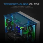 Ant Esports Crystal Arc Pro Mid-Tower Gaming Cabinet - Image 4
