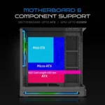 Ant Esports Crystal Arc Pro Mid-Tower Gaming Cabinet - Image 5