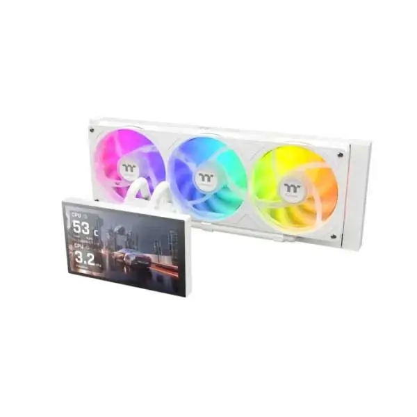 Thermaltake AIO-360mm [T360-ULTRA-WHITE] (liquid ultra white)