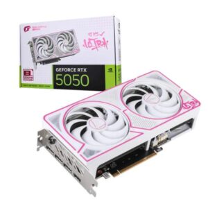 Colorful iGame GeForce RTX 5050 Ultra W Duo OC 8GB-V Graphic Card – White