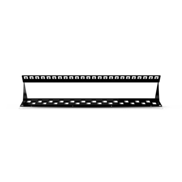 24 Ports UTP Unloaded Staggered Patch Panel