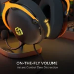 Karnage Velocity 50mm RGB Gaming Headset (Black-Orange) - Image 5