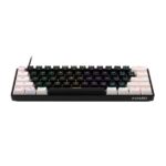 Gamdias Aura GK2 60% Tactile Red Switches Mechanical Gaming Keyboard (Black – White) - Image 2