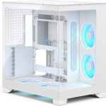 Fractal Design Pop 2 Vision Panoramic Gaming Cabinet - White RGB