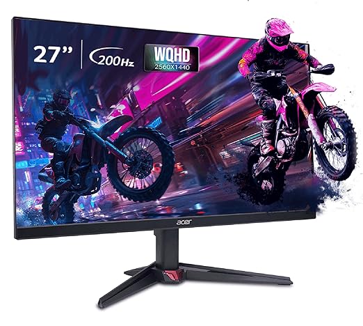 81Zpm+JvTyL._SX522_ Acer Nitro VG270U X1 27 Inch WQHD IPS 200 Hz Gaming Monitor - Image 1