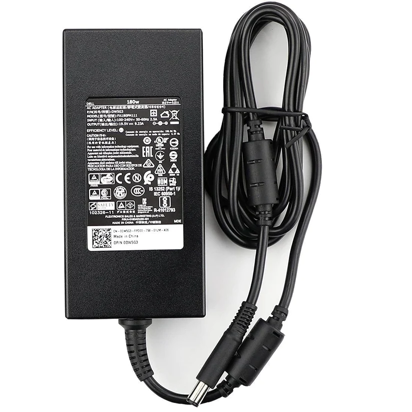 Dell Original 180W 19.5V 7.4mm Pin Laptop Charger Adapter - Image 3