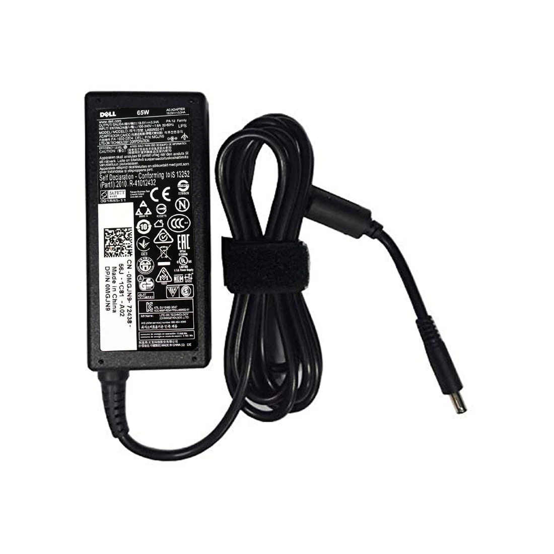 Dell Original 65W 19.5V 4.5mm Pin Laptop Charger Adapter - Image 1
