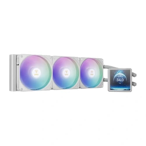 Gamdias-AURA-GL360-LCD-White-ARGB-CPU-Liquid-Cooler-1.jpg Gamdias AURA GL360 LCD White ARGB CPU Liquid Cooler - Image 1