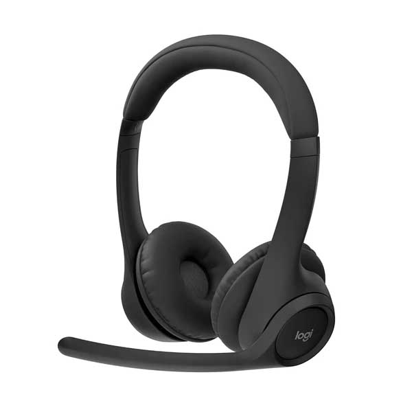 Logitech Zone 300 Wireless Bluetooth Headset with Noise-Cancelling Microphone (Midnight Black) Logitech Zone 300 Wireless Bluetooth Headset with Noise-Cancelling Microphone (Midnight Black) - Image 1