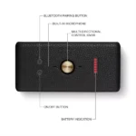 Marshall Emberton III Compact Portable Bluetooth Speaker (Black & Brass) - Image 3