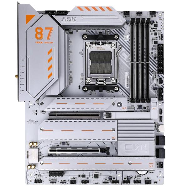 Colorful CVN X870 ARK Frozen V14 AMD AM5 ATX Motherboard Colorful CVN X870 ARK Frozen V14 AMD AM5 ATX Motherboard