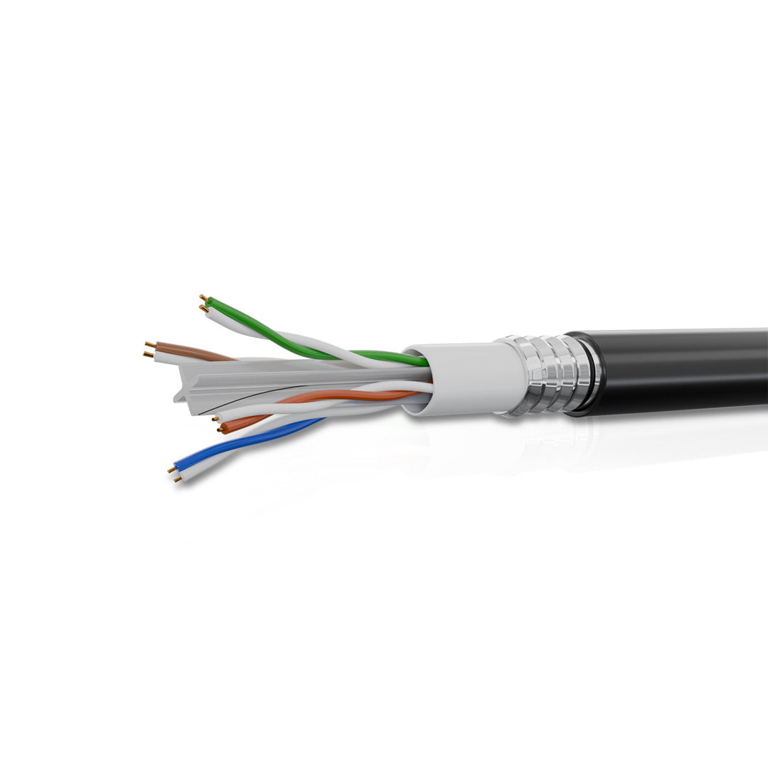 Cat 6 Armored 4P Solid Cable True 23 AWG 305 Mtrs Cat 6 Armored 4P Solid Cable True 23 AWG 305 Mtrs