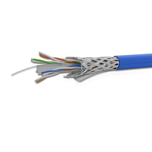 Cat 6 SFTP 4P Solid Cable True 23 AWG LSZH CM Blue 305 Mtrs