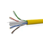 Cat 6 UTP 4P Solid Cable 23AWG FRPVC CM Yellow 305 Mtrs - Image 2