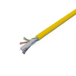 Cat 6 UTP 4P Solid Cable 23AWG FRPVC CM Yellow 305 Mtrs - Image 3