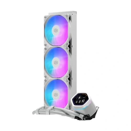 cooler-master-masterliquid-core-nex-digital-series-360-mm-argb-white-cpu.jpg Cooler Master MasterLiquid Core NEX Digital Series 360 mm ARGB White CPU Liquid Cooler ( MLX-D36M-A18PW-RD ) - Image 1