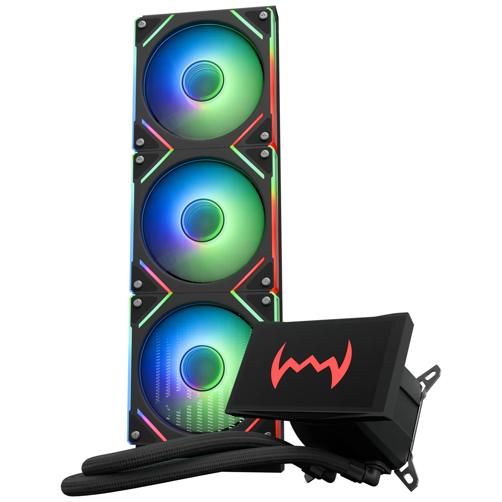 L360AIO5 Dawg L360AIO5 ARGB 360mm CPU Liquid Cooler (Black) - Image 1
