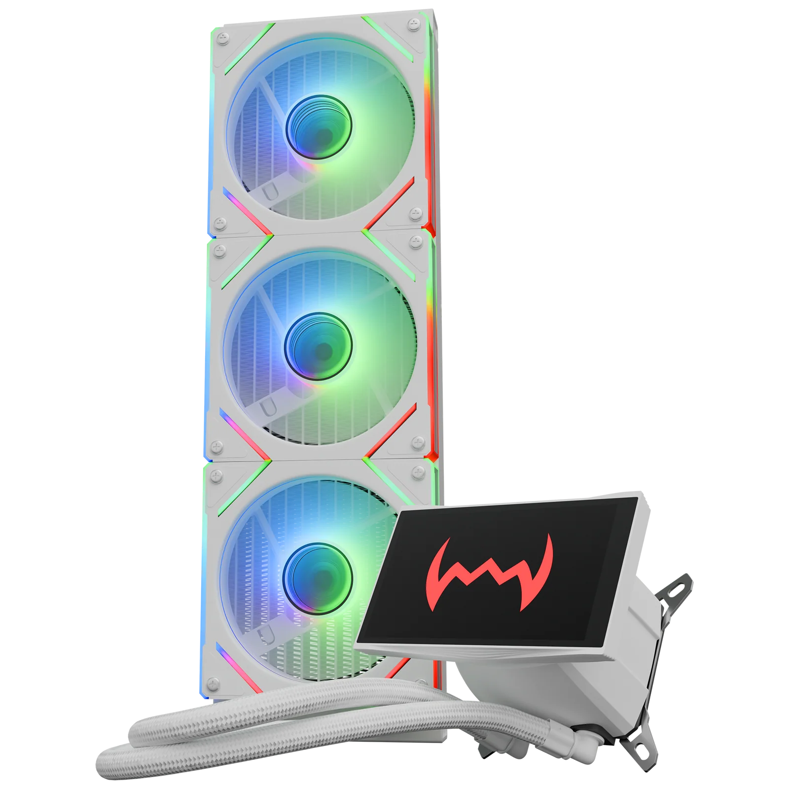 Dawg L360AIO5 ARGB 360mm CPU Liquid Cooler (White) Dawg L360AIO5 ARGB 360mm CPU Liquid Cooler (White) - Image 1