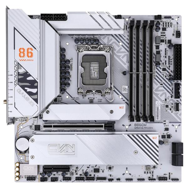 df1ce216-7554-468d-aca7-49afa19bfc8b.jpg Colorful CVN B860M GAMING FROZEN V20 Intel mATX Motherboard - Image 1