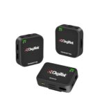 Digitek (DWM 101 Mini) 2-in-1 Wireless Microphone, 2.4G Mic for iOS/Android, DSLR, PC/Laptop, 80m Range, TF Card Recording, 4.5hr Battery, Real-Time Monitoring, Ideal for...