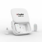 Digitek (DWM 123) 2-in-1 Wireless Microphone System with Charging Case & Magnetic Collar Clip, Type-C Receiver for iPhone 15 & Above, Android Phones, 60m Range, Build in...