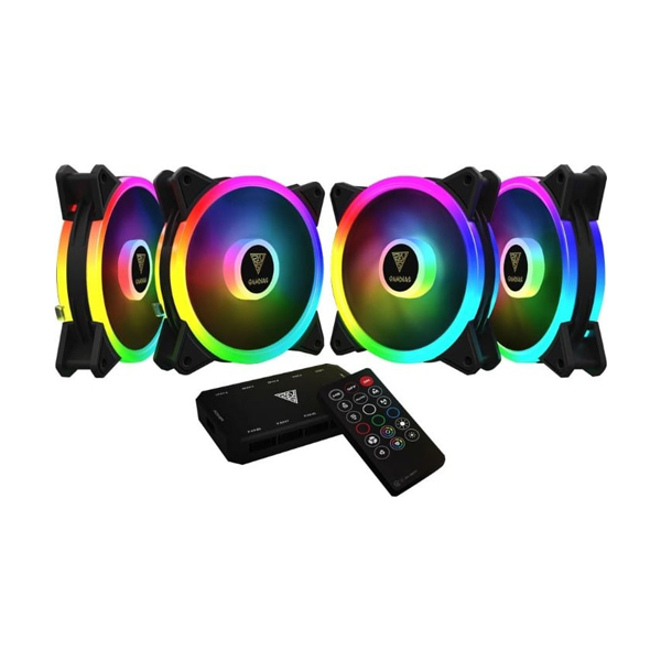 gamdias-aeolus-m2-1204r-120mm-argb-cabinet-fan-kit-4-pack.jpg Gamdias AEOLUS M2-1204R 120mm ARGB Cabinet Fan Kit (4-Pack) - Image 1