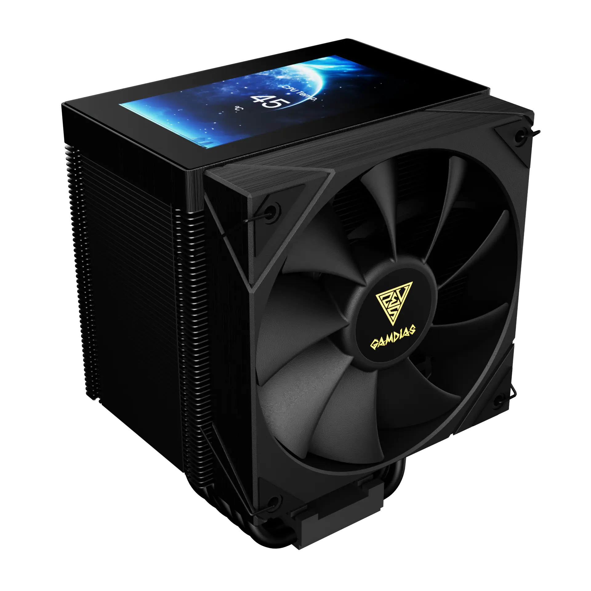 gamdias-boreas-m2-61l-lcd-display-120mm-cpu-air-cooler-black.webp Gamdias Boreas M2-61L LCD Display 120mm CPU Air Cooler (Black) - Image 1