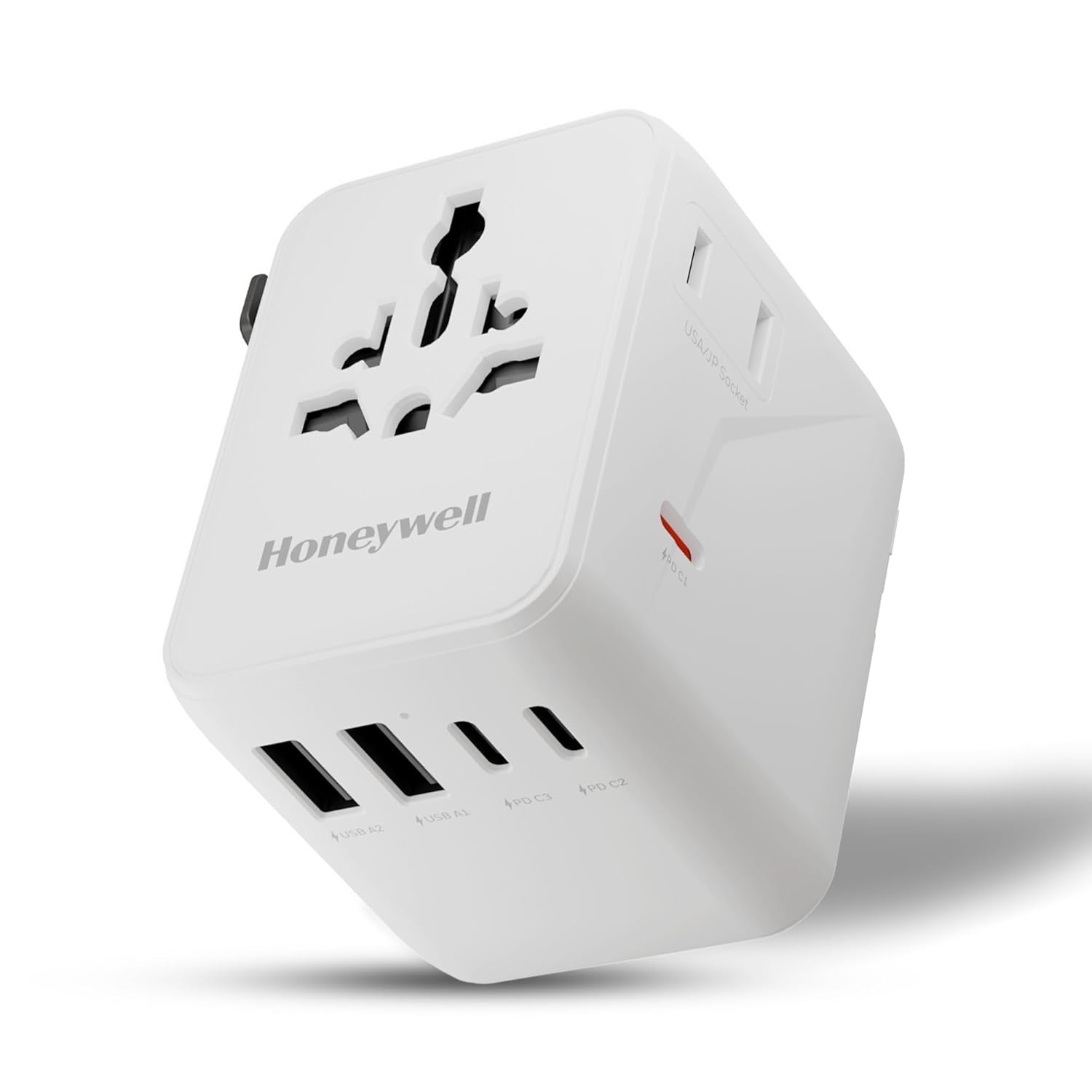 honeywell-1-pc-70w-world-travel-adapter-white-hc000070.jpg Honeywell 1 Pc 70W World Travel Adapter White – HC000070 - Image 1