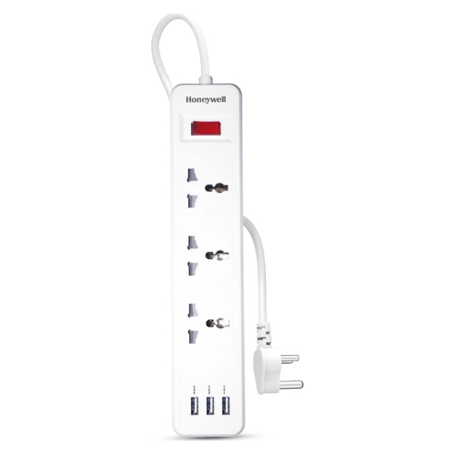 honeywell-3-outlet-extension-board-with-3-usb.png Honeywell 3 OUTLET EXTENSION BOARD WITH 3 USB - Image 1