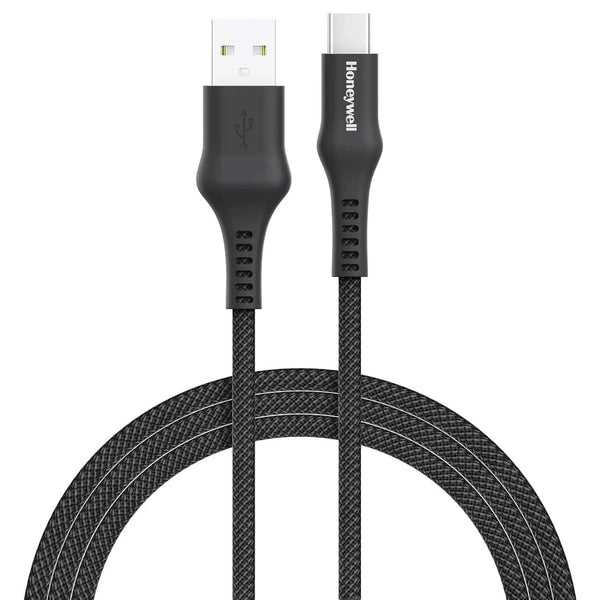 honeywell-usb-a-to-type-c-cable-4-feet-12m-pd-60w-qc-30-fast-charge-.jpg Honeywell USB A to Type C Cable, 4 Feet (1.2M), PD 60W, QC 3.0, Fast Charge & Sync Cable, Nylon Braided Cable for Apple Devices, Smartphones, Laptops, Power Banks, Tablets,... - Image 1
