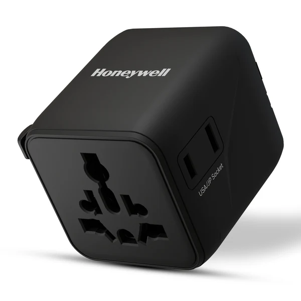 honeywell-world-travel-adapter-black.webp Honeywell World Travel Adapter Black - Image 1