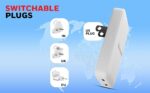 Honeywell Zest Ultra-Thin GaN 45W Dual Type-C PD 3.0 Wall Charger White - Image 3