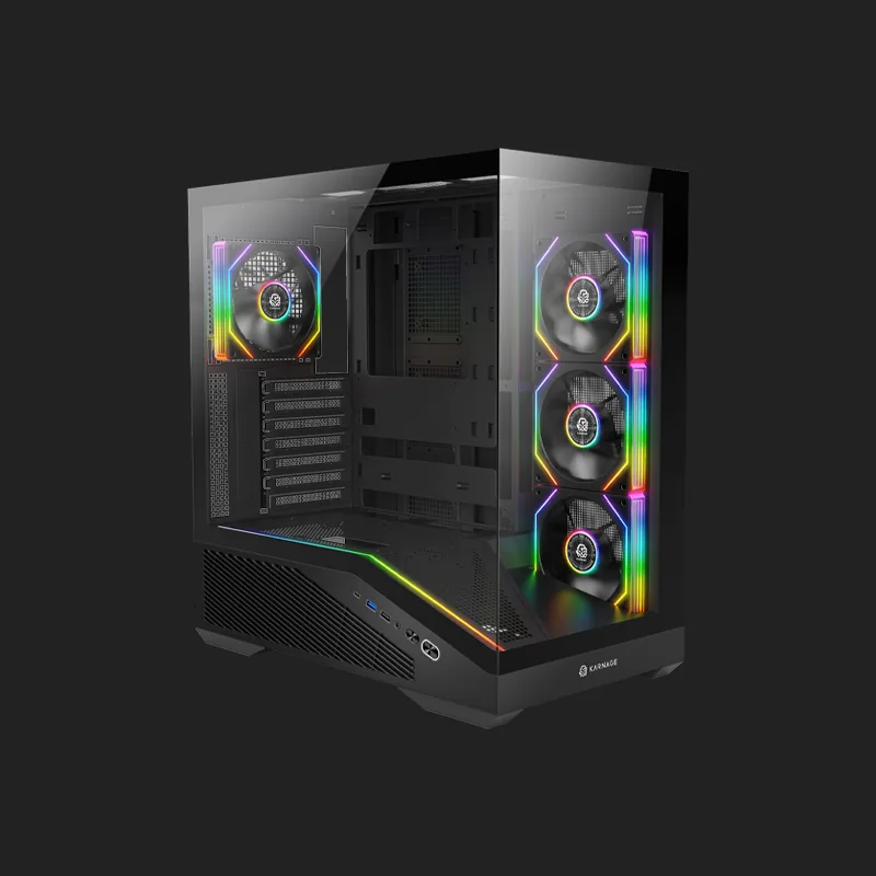 Karnage Hyperbeast Computer Cabinet – Black Karnage Hyperbeast Computer Cabinet – Black