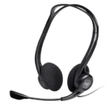 Logitech H370 USB Stereo Wired Over Ear Headphones with mic (Black) - Image 2