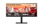 LG 34" UltraWide QHD Curved IPS Monitor with USB Type-C™