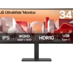 LG 34" UltraWide QHD Curved IPS Monitor with USB Type-C™
