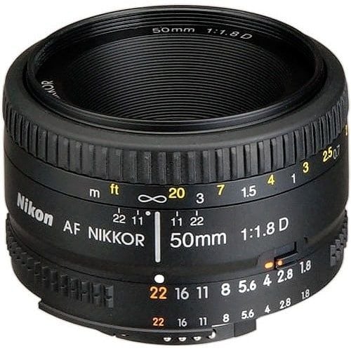 nikon-af-50mm-f-18d-lens.jpeg Nikon AF Nikkor 50mm f/1.8D Lens - Image 1