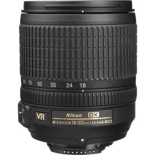nikon-af-s-18-105mm-dx-f-35-56g-ed-vr-lens.jpeg Nikon AF-S 18-105mm DX f/3.5-5.6G ED VR Lens - Image 1