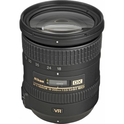 nikon-af-s-dx-18-200mm-f-35-56g-ed-vr-ii-lens.jpeg Nikon AF-S DX 18-200mm f/3.5-5.6G ED VR II Lens - Image 1
