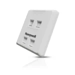 Square Face Plate (86×86) UTP/STP – Quad Port (CS) - Image 2