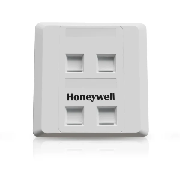 Square Face Plate (86×86) UTP/STP – Quad Port (CS)