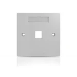 Square Face Plate (86×86) UTP/STP – Single Port (NS)